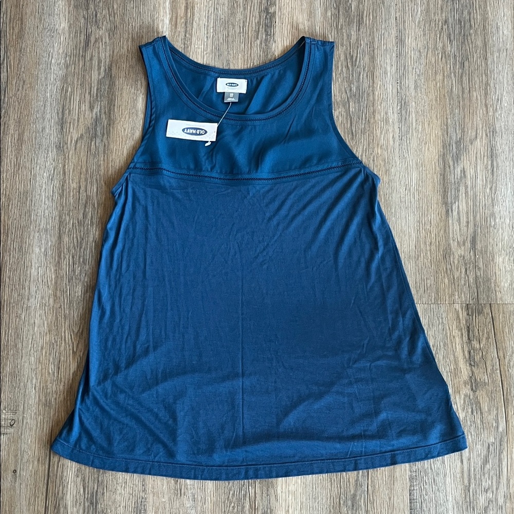 Old Navy Deep Blue Tank Top
